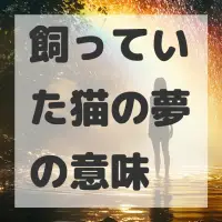 飼っていた猫の夢のサムネイル画像