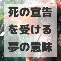 死の宣告を受ける夢のサムネイル画像