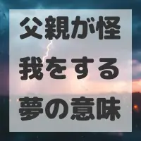 父親が怪我をする夢のサムネイル画像