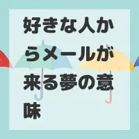 好きな人からメールが来る夢のサムネイル画像