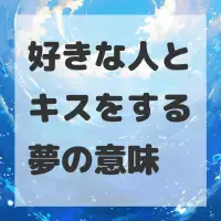 好きな人とキスをする夢のサムネイル画像