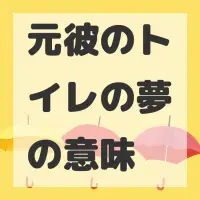 元彼のトイレの夢のサムネイル画像