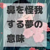 鼻を怪我する夢のサムネイル画像