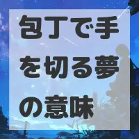 包丁で手を切る夢のサムネイル画像
