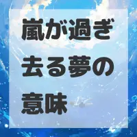 嵐が過ぎ去る夢のサムネイル画像