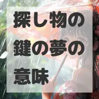 探し物の鍵の夢のサムネイル画像
