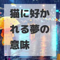 猫に好かれる夢のサムネイル画像