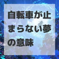 自転車が止まらない夢のサムネイル画像
