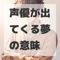 声優が出てくる夢のサムネイル画像