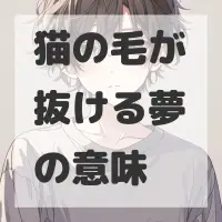 猫の毛が抜ける夢のサムネイル画像