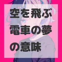 空を飛ぶ電車の夢のサムネイル画像