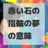 赤い石の指輪の夢のサムネイル画像
