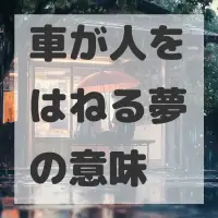 車が人をはねる夢のサムネイル画像