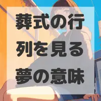 葬式の行列を見る夢のサムネイル画像