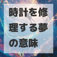 時計を修理する夢のサムネイル画像