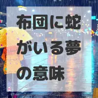 布団に蛇がいる夢のサムネイル画像