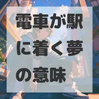 電車が駅に着く夢のサムネイル画像