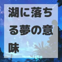 湖に落ちる夢のサムネイル画像
