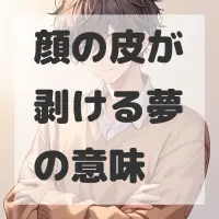 顔の皮が剥ける夢のサムネイル画像