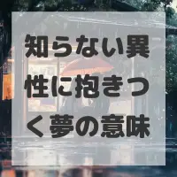 知らない異性に抱きつく夢のサムネイル画像