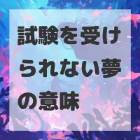 試験を受けられない夢のサムネイル画像