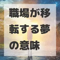 職場が移転する夢のサムネイル画像