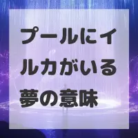 プールにイルカがいる夢のサムネイル画像