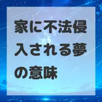 家に不法侵入される夢のサムネイル画像