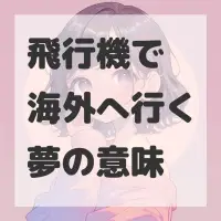 飛行機で海外へ行く夢のサムネイル画像