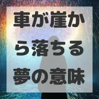 車が崖から落ちる夢のサムネイル画像