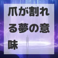 爪が割れる夢のサムネイル画像