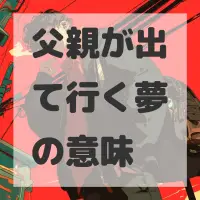 父親が出て行く夢のサムネイル画像