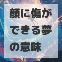 顔に傷ができる夢のサムネイル画像