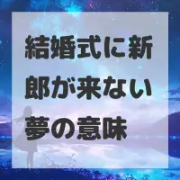 結婚式に新郎が来ない夢のサムネイル画像