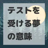 テストを受ける夢のサムネイル画像