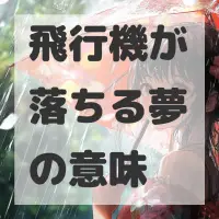飛行機が落ちる夢のサムネイル画像