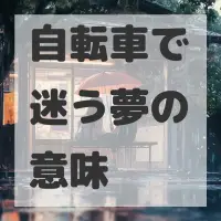 自転車で迷う夢のサムネイル画像