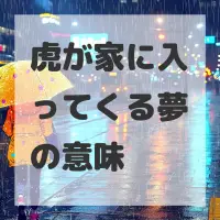 虎が家に入ってくる夢のサムネイル画像