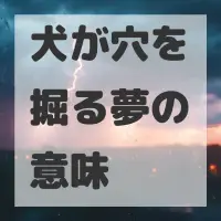 犬が穴を掘る夢のサムネイル画像