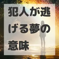 犯人が逃げる夢のサムネイル画像