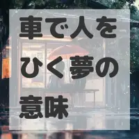 車で人をひく夢のサムネイル画像