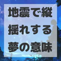 地震で縦揺れする夢のサムネイル画像