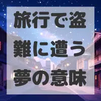 旅行で盗難に遭う夢のサムネイル画像