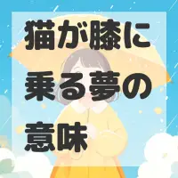 猫が膝に乗る夢のサムネイル画像
