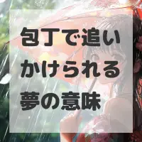 包丁で追いかけられる夢のサムネイル画像