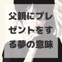 父親にプレゼントをする夢のサムネイル画像