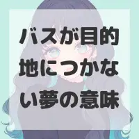 バスが目的地につかない夢のサムネイル画像