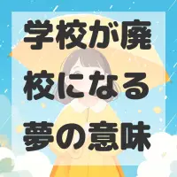 学校が廃校になる夢のサムネイル画像