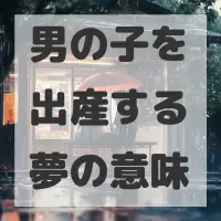 男の子を出産する夢のサムネイル画像