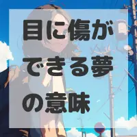 目に傷ができる夢のサムネイル画像